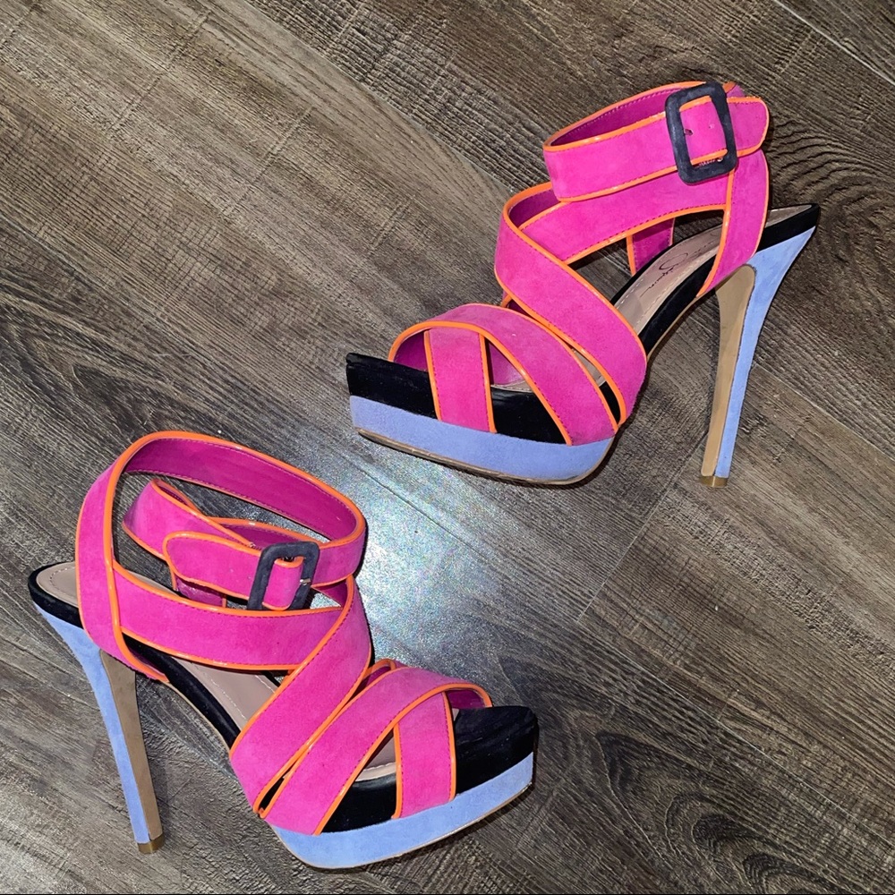 Jessica Simpson Fuchsia Heels